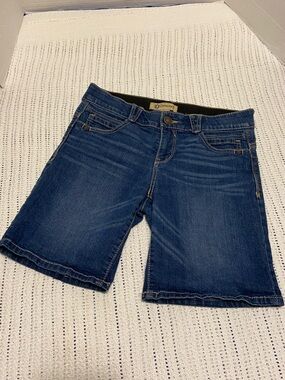 Democracy AB Booty Lift Denim Bermuda Shorts Mid Rise Size 6